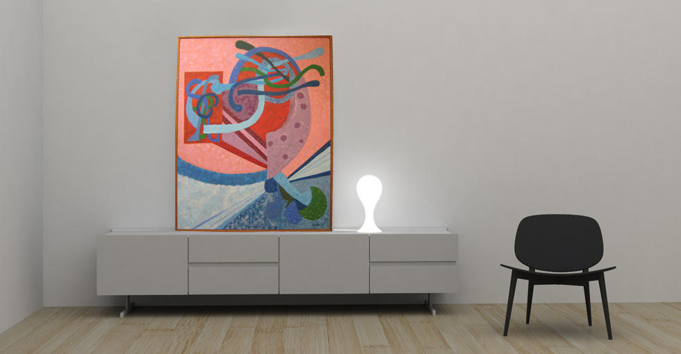 zavala painting in room